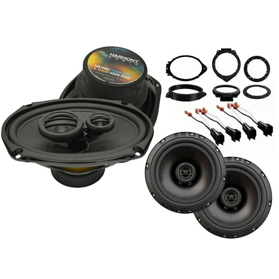 GMC Sierra 1500 Crew Cab 2014-2018 Factory Speaker Upgrade Harmony R69 R65