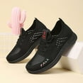 thumbnail image 7 of Fashion Spring Summer Women Sports Shoes Flat Bottom Anti Slip Soft Hollow Upper Solid Color Casual Wide Swim Shoes Women, 7 of 7