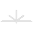 thumbnail image 4 of 84"W x 31 1/2"H x 2"D x 4"F, 9/12 Pitch, Kennewick Architectural Grade PVC Gable Bracket, 4 of 8