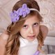 thumbnail image 5 of Cinta para el pelo Chica princesa Flor Diadema Moda Bebé Floral Banda para el cabello Fotografía Elástica Sombreros Abody Cinta para el pelo, 5 of 7