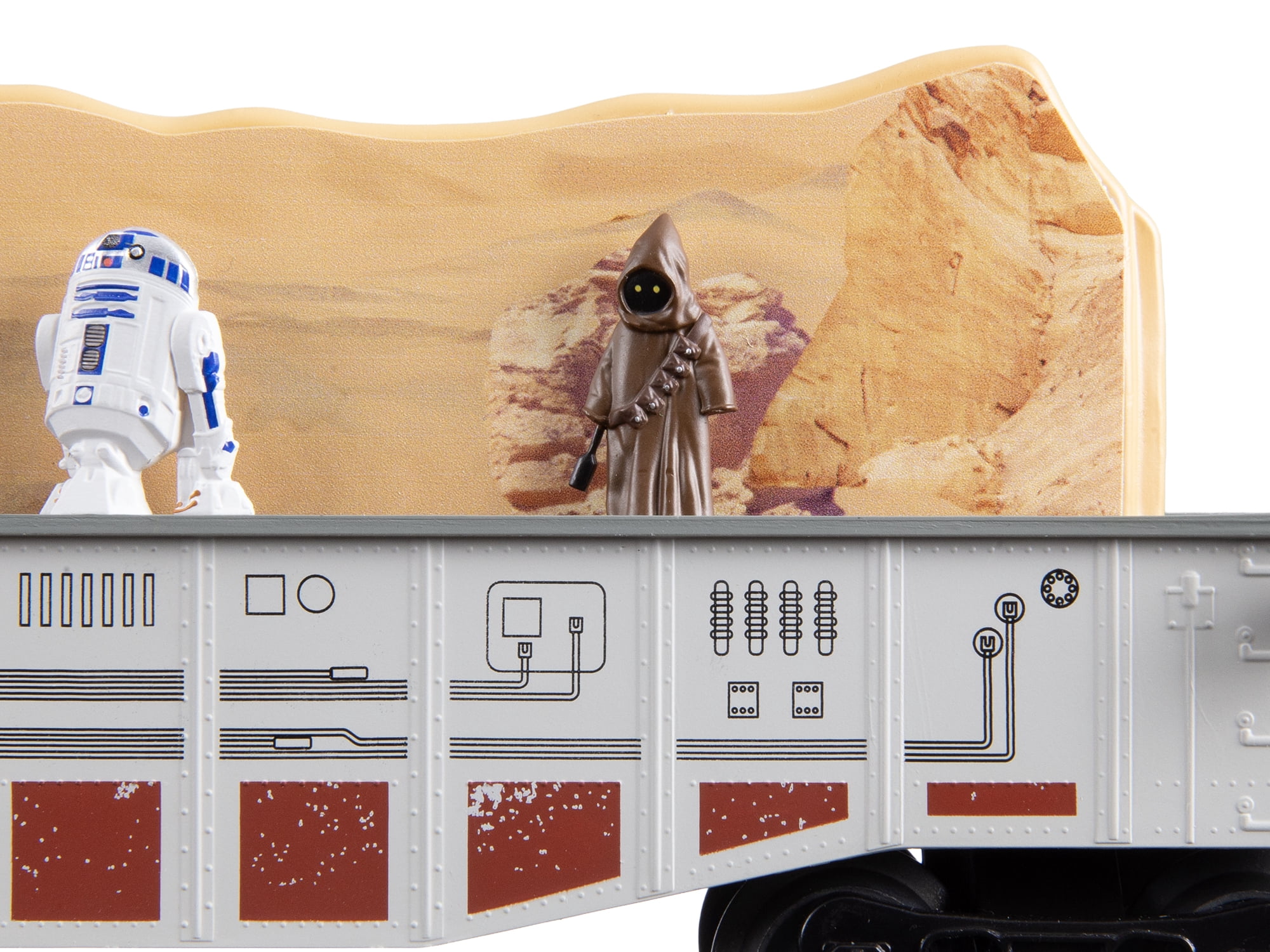 Lionel Disney Star Wars Rebel Droids O Gauge Model Train Chasing Gondola Car