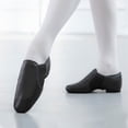 thumbnail image 4 of Zapatos Baile Jazz Parte Superior Cuero Suela Dividida para Mujeres Y Hombres, 4 of 9