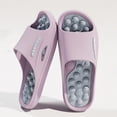 thumbnail image 2 of Rokment Unisex Massage Slippers for Women Men Non Slip Quick-Dry Spa Slides Summer Open Toe Non Slip Bedroom House Home Shoes Beach Sandals, 2 of 6