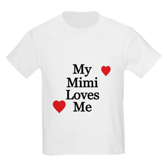 CafePress - My Mimi Loves Me T Shirt - Light T-Shirt Kids XS-XL