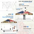 thumbnail image 5 of EAGLE PEAK 10 x 10 Pop Up Canopy Tent Instant Outdoor Canopy Easy Set Up Straight Leg Folding Shelter with 100 Square Feet of Shade, Fruit Stand, 5 of 9