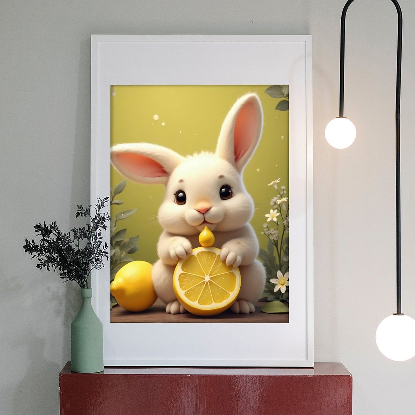 Diamond Art Kits for Adults - Cute Bunny Eggshell Print No.68 5D Frameless Dimond Painting Kit for Adults Beginner, Round Diamond Kits for Home Wall Decor, Gift for Women