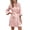 Pink, variant on Ekouaer Silky Robes for Women Satin Knee Length Bride Bridesmaid Wedding Party Bathrobe Lightweight Sexy Sleepwear with Pockets