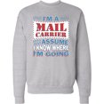 thumbnail image 2 of Inktastic Mail Carrier Postal Worker Adult Sweatshirt, 2 of 4