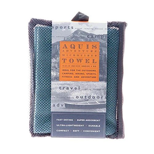 Aquis Adventure Towel Med Seafoam