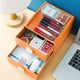 thumbnail image 1 of Ganfancp Escritorio Escalera Caja de Almacenamiento Papelería Portabolígrafos Portabolígrafos Compartimento Estudiante Oficina Caja de Almacenamiento Estante para Pinceles de Maquillaje Ofertas Del D, 1 of 6