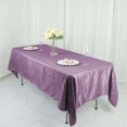thumbnail image 3 of Efavormart 60" X 102" - Violet Amethyst Accordion Crinkle Taffeta Rectangular Table Cover - Perfect for Wedding Ceremonies, Parties, Upscale Occasions, Birthday Celebrations, and Any Special Event, 3 of 11