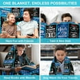 thumbnail image 4 of 18th Birthday Gamer Gifts for Boys, 18 Year Old Gifts for Boys, 18th Birthday Decorations for Boys, Kids Game Theme Blanket 60 x 50 Inches for Boys 18th Birthday Gaming Gifts Gamer Night Room Decor, 4 of 6