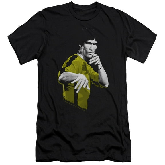 Bruce Lee Suit Of Death S/S Adult 30/1 T-Shirt Black