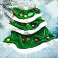 thumbnail image 2 of LOLIPPYY Christmas Tree Dog Costume, Warm Winter Hoodie Dress for Pets, Comfortable Party Outfit, Size XS, Green, 2 of 7