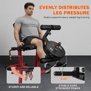 3 In 1 Leg Extension and Curl Machine, 440LBS Adjustable Leg Curl Machine for Home Gym, Seated Leg Extenn and Lying Curl Machine for Lower Body Workouts