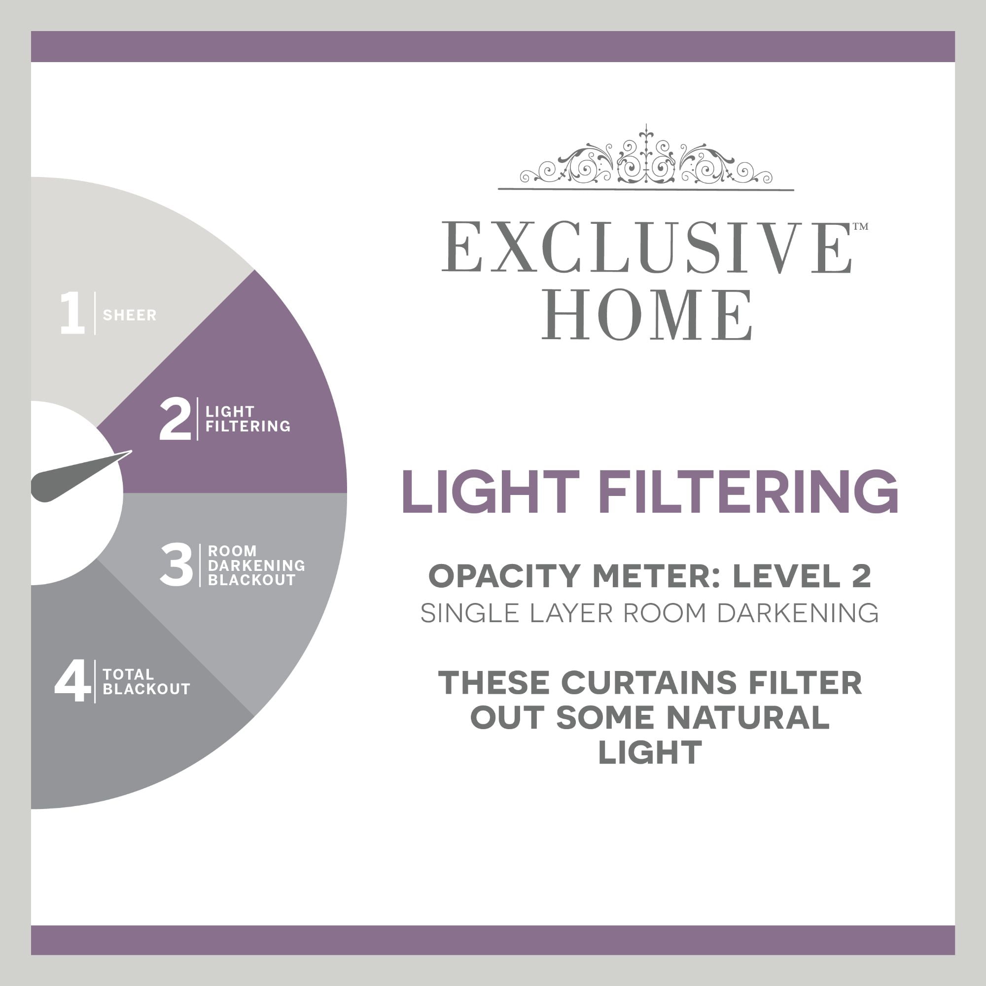 Exclusive Home Bari Light Filtering Spiral Loop Tab Top Curtain Panels, 54"x96", White, Set of 2
