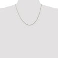 thumbnail image 5 of 925 Sterling Silver Solid High Polished 1.25mm Plain Box Chain w/ Lobster Clasp - 20", 5 of 5