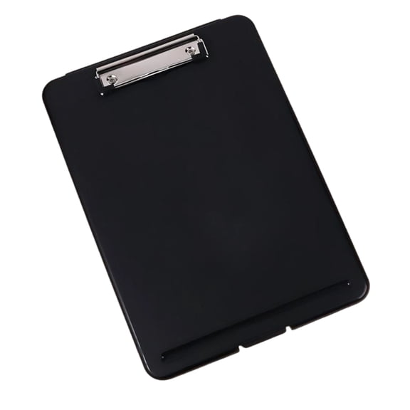 Plastic Clipboard with File Storage Box Container for Office School 13x9.25Inch