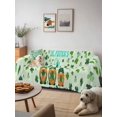 thumbnail image 6 of Happy St. Patrick's Day Couch Cover, Green Gnomes Lucky Leaves Clovers Sofa Cover Blanket for 2 Seat Cushion, Sectional Sofa Slipcover Furniture Protector for Living Room Bedroom 71''x102'', 6 of 9