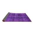 thumbnail image 2 of Ahgly Company Indoor Square Oriental Purple Industrial Area Rugs, 5' Square, 2 of 4