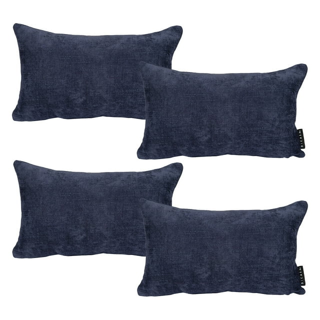 Cojin Riñonera Decorativa Rectangular Set de 4 Soho Azul