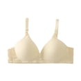 thumbnail image 5 of Lixiuxyad Comfortable V Neck Bra For With Cushioned Padding,Bras for Women Beige 36, 5 of 6