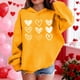 thumbnail image 4 of Sudadera con capucha y estampado de corazón de San Valentín, sudadera de manga larga para niños y niñas, chaqueta para niñas de talla mediana y grande., 4 of 7