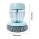 thumbnail image 3 of Cepillo de palma dispensador de jabón | Cepillo lavavajillas ergonómico con agarre antideslizante y cabezal reemplazable | Estropajo de cocina de plástico duradero para ollas, sartenes, platos,, 3 of 6