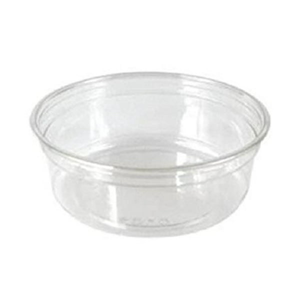 Safepro 8hdb 8 Oz Clear Plastic Soup Food Containers