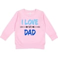 thumbnail image 2 of Inktastic I Love My Dad Fathers Day Toddler Sweatshirt, 2 of 4