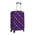 thumbnail image 3 of Gaeub Purple Mardi Gras Elastic Luggage Cover with Concealed Zipper Dust-Proof Luggage Cover Protector - 18-32 inch - Small, 3 of 9