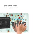 thumbnail image 5 of Xecao World Travel Map Print Large Mouse Pad, 16x35.5in Mousepad, Professional Non-Slip Rubber Base Big Mouse Pad, Mouse Pad for Gaming & Office Full Desk Mouse Pad, 5 of 9