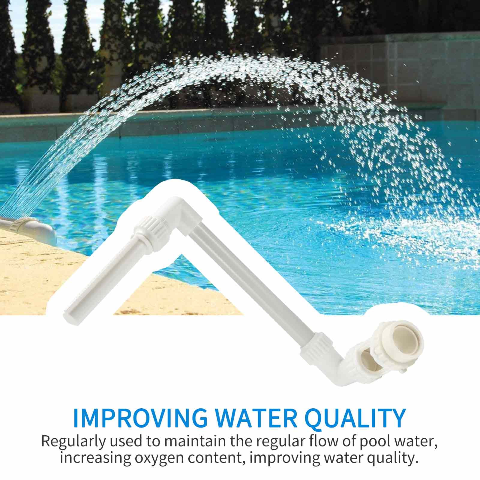 Buy Swimming Pool Waterfall Fountain Kit PVC Feature Water Spay Pools