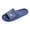 Dark Blue, variant on ibiyuan Bedroom Slippers Womens Slides Flexible Beach Shoes Men Non Open Toe on Sandals Women Cushioned Thick Sole