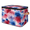 Multicolor 2, variant on CURLYOOT Peacock Fancy Animal Leather Storage Bins with Lid, Decorative Fabric Closet Boxes with Lids, Foldable Storage Baskets Shelves Container Organizers for Bedroom, Living Room, Dorm