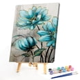 thumbnail image 2 of Cuadros Decorativos Kit de pintura por números de flores azules, arte de bricolaje, cuadro sin marco sobre lienzo (A) Sywqhk Nuevos Originales, 2 of 9