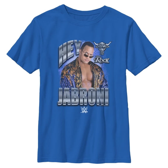 Boys WWE The Rock Hey Jabroni T Shirt