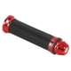 thumbnail image 3 of Empuñaduras de manillar de goma de aluminio CNC para motocicleta para manillar de 7/8 "bicicleta rojo, 3 of 5