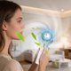 thumbnail image 1 of High-Speed Handheld FanUSB Rechargeable Portable Mini Fan Powerful Wind Quiet For OutdoorTravel Summer Use, 1 of 5