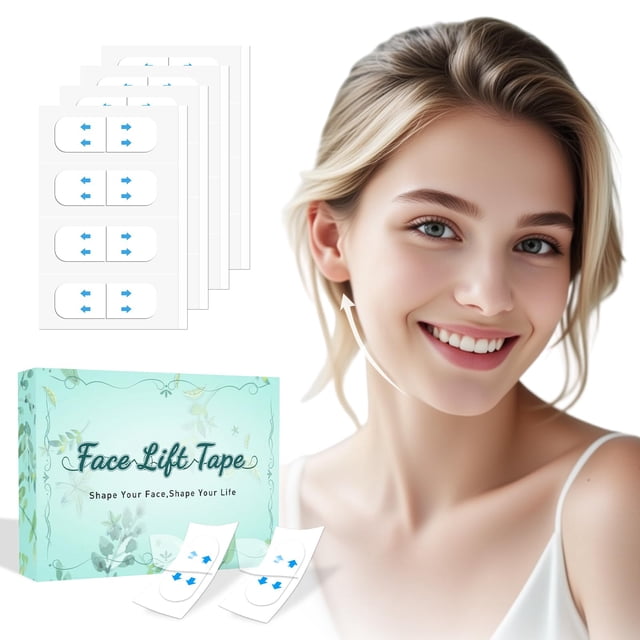 Cinta de estiramiento facial KOSOBO invisible para rostro, cuello y cejas
