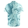 thumbnail image 4 of Yanghang Summer Tops Tshirts Shirts For Men Men's Fashionable Casual Floral Print Hawaiian Short Sleeved Lapel Button Up Shirt Summer 2025, 4 of 5