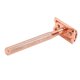 thumbnail image 4 of Double Edge Shaving Kit with Stand Blades Precise Grooming Metal Non Slip Handle Retro Manual Shaving Kit Rose Gold, 4 of 4