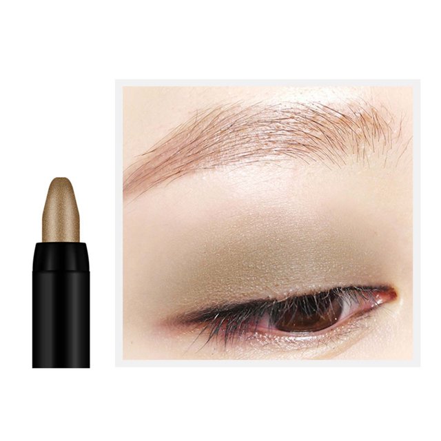 SIfdSeng Eye Makeup Color Pearl Pen Highlighter Stick Rotating Eye Shadow Pen Silkworm Pen Makeup White Eyeshadow