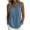 *Navy, variant on ClodeEU Women's V Neck Sleeveless Henley Blouse, Casual Loose Tank Top with Pleat Black,Women's Plus L
