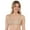 Nude, variant on 5006014 Comfortable Unlined Wireless Cotton Stretch Sports Bra with Front Closure