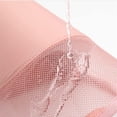 thumbnail image 4 of Makeup Brush Storage Bag, Clear PVC, for Women and Girls, Portable Travel Makeup Brush Case (Pink), 4 of 5