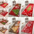 thumbnail image 6 of 5Size Christmas Santa Claus Anti-slip Kitchen Room Floor Mat Decor Carpet Rug, 6 of 8
