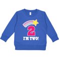 thumbnail image 2 of Inktastic 2nd Birthday 2 Year Old Girls Rainbow Star Toddler Sweatshirt, 2 of 4