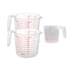 thumbnail image 3 of tazas medidoras de líquidos de 1000 ml y 250 ml, accesorio para hornear, herramienta de cocina, vaso medidor volumétrico de PVC con escala., 3 of 5