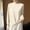 Beige, variant on Long Sleeve Undershirt for Women Trendy Thin Round Neck Pullover Sweater Silver L
